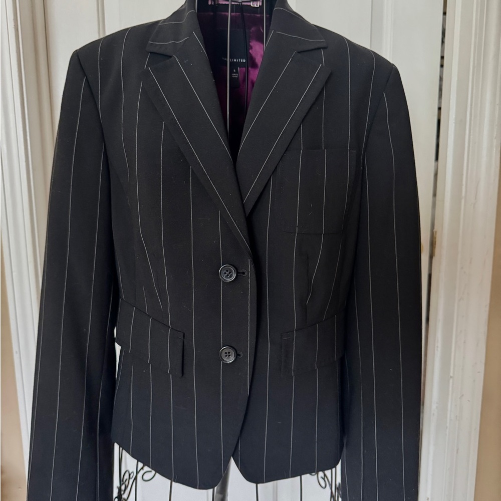 The Limited Black Blazer Classic Suit Jacket Size 6